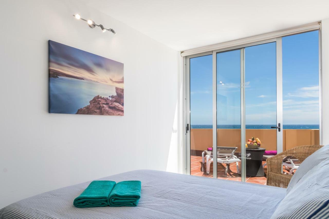 Ocean View Penthouse Daire Gran Tarajal Dış mekan fotoğraf
