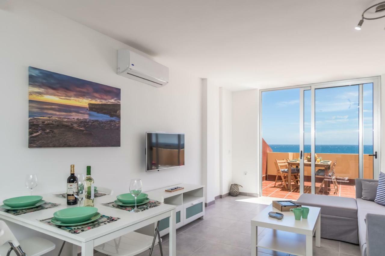 Ocean View Penthouse Daire Gran Tarajal Dış mekan fotoğraf